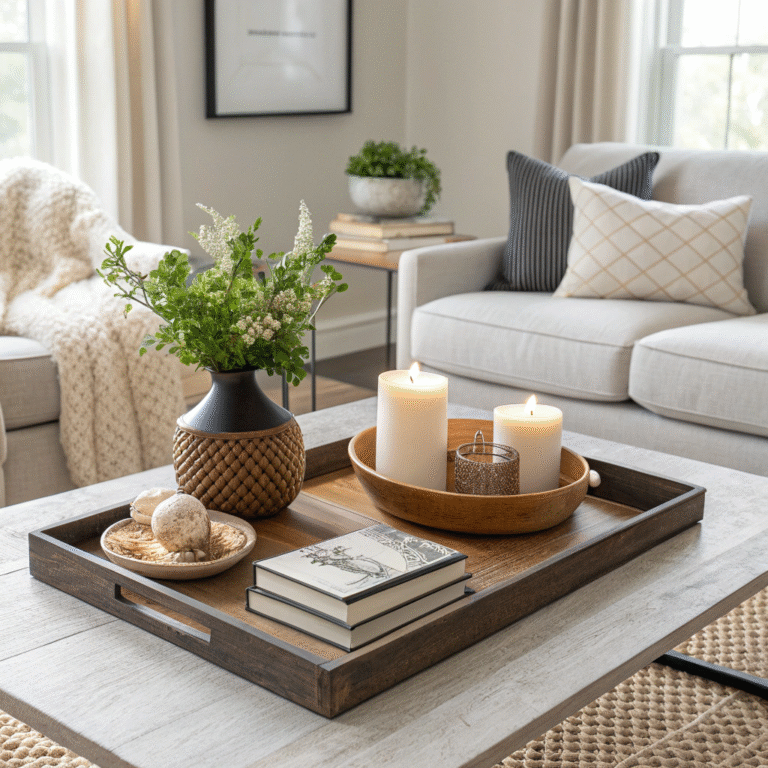 coffee table styling