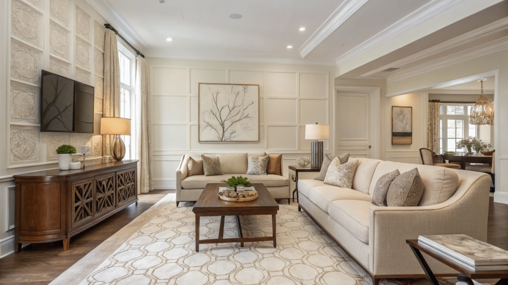 Transitional home decor