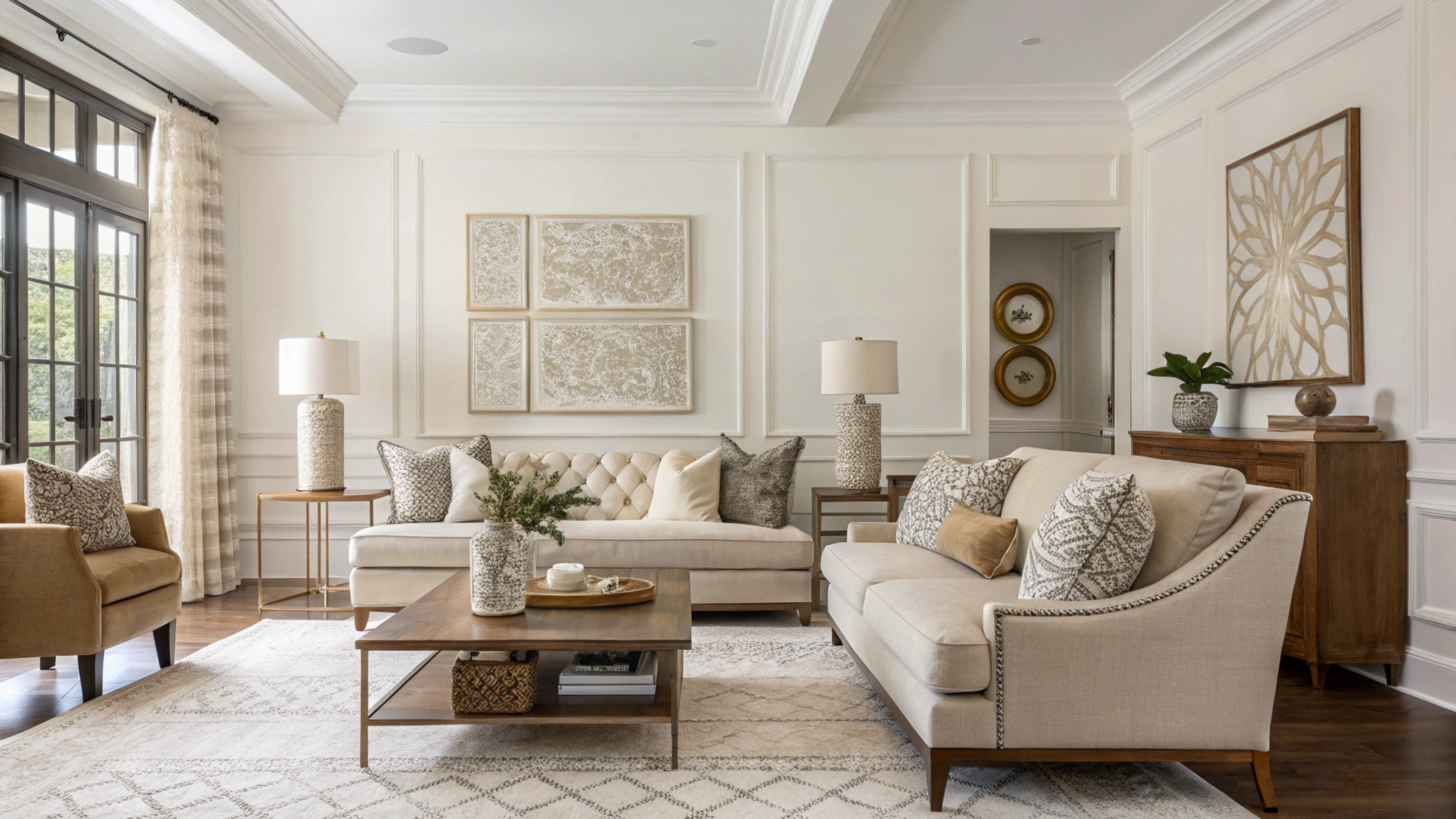 Transitional home decor