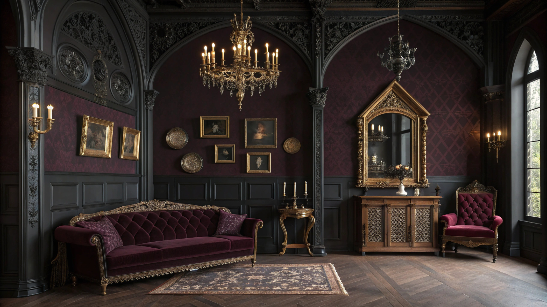 Victorian Gothic home decor